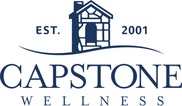 White house logo on dark blue background.