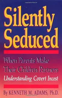 Book cover titled 'Silently Seduced' about parental influence on children.