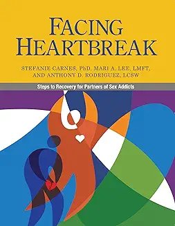 Book cover titled "Facing Heartbreak" about recovery from addiction.